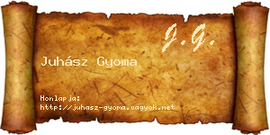 Juhász Gyoma névjegykártya